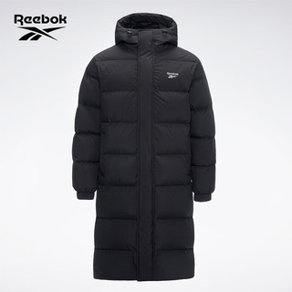 Reebok锐步冬男女款长款运动羽绒服 23FRC279UGH0 A/XL