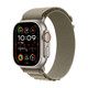  Apple 苹果 Watch Ultra2 智能手表 49毫米钛金属表壳橄榄色高山回环式表带中号 eSIM手表MRFJ3CH/A　