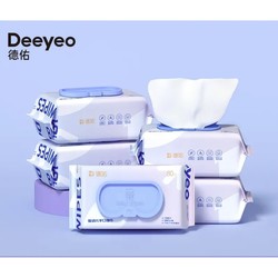 Deeyeo 德佑 婴儿手口专用湿纸巾 80抽*5包