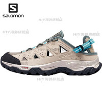 萨洛蒙（Salomon）女户外两穿溯溪鞋夏季徒步鞋防滑登山ALHAMA W 卡其色410361 4