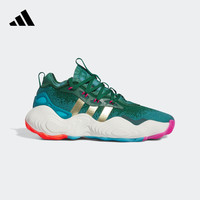 adidas 阿迪达斯 特雷杨3代男女签名版专业篮球鞋IE9301 绿色/蓝色/金色 42(260mm)