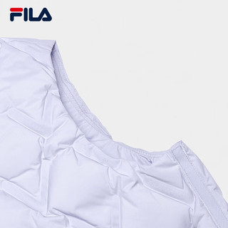 FILA 斐乐 Emerald斐乐女士羽绒马甲时尚休闲宽松连帽上衣 娄阑紫-PU 160/80A/S