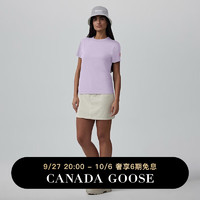 加拿大鹅（Canada Goose）Broadview 女士休闲上衣短袖T恤女 1400W 1255 丁香紫 M