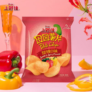 Oishi 上好佳 田园薯片 甜辣口味 80g