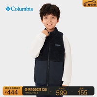 Columbia哥伦比亚户外儿童可双面穿抓绒衣背心AY4620 010 XS（120/60）