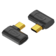 金多派 Type-C转接头USB4.0 240w 40Gbps 8K 弯头（单个）