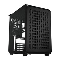 酷冷至尊 Qube酷方500 黑 EATX中塔电脑台式机箱 自由拼装/280散热水冷/钢玻侧板/7硬盘