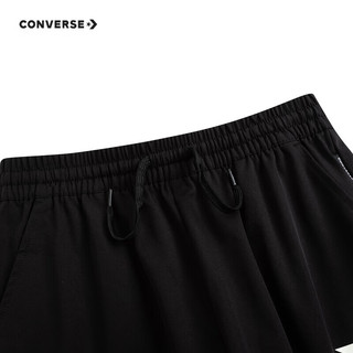 CONVERSE 匡威 童装男女童梭织九分裤秋儿童裤子 正黑色 130/56