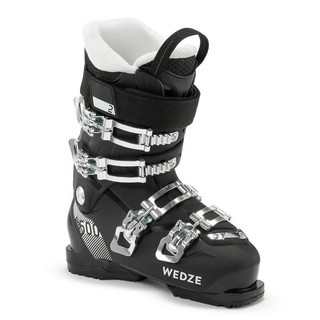 迪卡侬（DECATHLON）雪鞋双板雪鞋成人男女入门滑雪鞋SKI BOOT500 OVWK 女士黑色双板雪鞋 23-23.5厘米