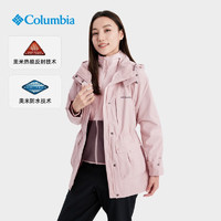 Columbia哥伦比亚冲锋衣女款户外保暖棉内胆三合一防水冲锋衣WR5790 626 L
