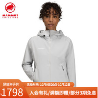 猛犸象（MAMMUT）Macun 2.0 女士防风弹性软壳夹克外套1011-00802 银灰色 XS