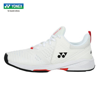 尤尼克斯（YONEX）夏季透气网球鞋 男款运动减震舒适休闲跑步网鞋 SHTS3MACEX-白红(男款) 41