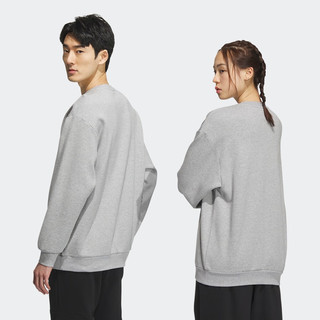 adidas 阿迪达斯 轻运动男女装运动卫衣套头衫IV7599 中麻灰 A/3XL