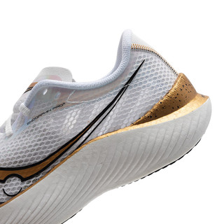 索康尼（SAUCONY）运动鞋男 夏季ENDORPHIN PRO啡鹏3轻便透气S碳板马拉松跑步鞋 白金/S20755-13 42