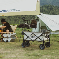 88VIP：牧高笛 露营车野营推车户外可折叠刹车营地野餐便携拖车星际手拉车