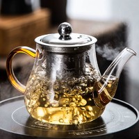 cpm·teaset/瓷牌茗·茶具 玻璃茶具套装2023新款家用茶杯功夫茶耐高温泡茶壶简约过滤小茶壶