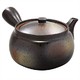 Ichikyu 美浓烧 茶壶 备前风格 日本制造 陶器 约 400 毫升 棕褐色 585-15