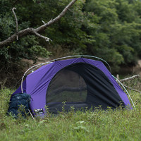 户外露营紫色云川帐篷 便携搭建防风雨通风遮阳帐庇护袋鼠内帐
