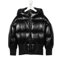 MONCLER 盟可睐 女童黑色羽绒夹克