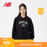 NEW BALANCE NB23女款透气百搭休闲舒适连帽卫衣 BK 5CD38572 L