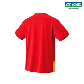 YONEX/尤尼克斯 10517CR/20714CR 23FW大赛系列国家队吸湿速干运动恤yy 宝石红（男款） XO