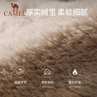 CAMEL 骆驼 户外帽子男女滑雪帽护耳防风雷锋帽冬季棉帽保暖加厚防寒骑车 133CB00010，黑色