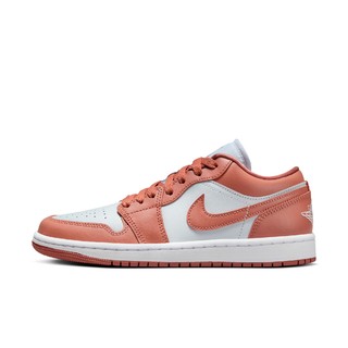 AIR JORDAN 正代系列 Air Jordan 1 Low 女子篮球鞋 DC0774-080 白金色/天空橙/白色 36