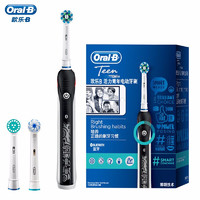 欧乐B（Oral-B） 欧乐BiBrush青春版 P4500 3D声波蓝牙智能电动牙刷充电式家用牙刷 黑色