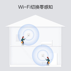 H3C 新华三 全屋无线wifi6双频千兆ap面板子母路由器交换机一拖三poe