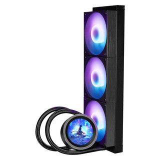 SAMA 先马 XW360D-PLUS标配风扇黑色主机箱一体式水冷CPU散热器 2.8英寸自定义IPS屏/专属软件/高性能冷排
