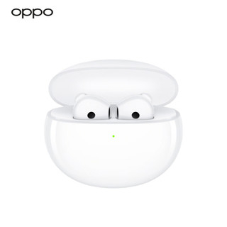 OPPO Enco Air2 新声版真无线半入耳式蓝牙音乐游戏运动智能耳机通话降噪通用小米苹果华为手机 水晶白