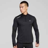 DECATHLON 迪卡侬 长袖t恤男训练服运动速干衣健身跑步上衣加绒RUNM 沉稳黑-新老款随机发货 L XS 沉稳黑-新老款随机发货