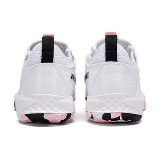 YONEX尤尼克斯网球鞋女款FUSIONREV包裹舒适型 敏捷步伐 适合各类场地 SHTF4LACEX-白/粉红 38码(240mm)