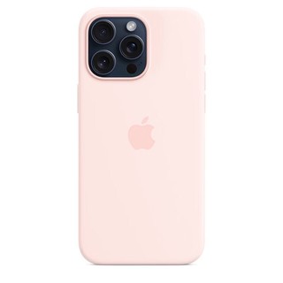 Apple 苹果 iPhone 15 Pro Max 专用 MagSafe 硅胶保护壳 - 亮粉色  保护套 手机套 手机壳
