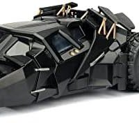 Jada Toys Jada 蝙蝠侠黑暗骑士 BATMOBILE 1:24 比例压铸复制品