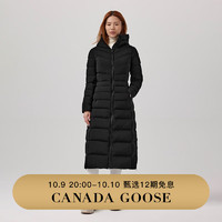 加拿大鹅（Canada Goose）Clair女士黑标长款户外休闲外套大鹅羽绒服 2330WB 61 黑色 XL