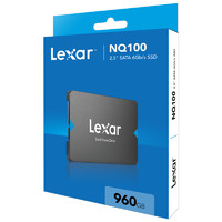 Lexar雷克沙960G固态硬盘SSD SATA3台式笔记本电脑非1T硬盘NQ100 960G