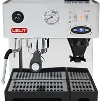 LELIT 莱利特 Anita PL042TEMD semi 专业咖啡机 带有集成式咖啡研磨器 适合意式浓缩咖