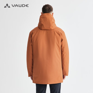 巍德（VAUDE）户外运动秋冬鹅绒防风防水御寒保暖800蓬羽绒衣服男外套 金铜色 M