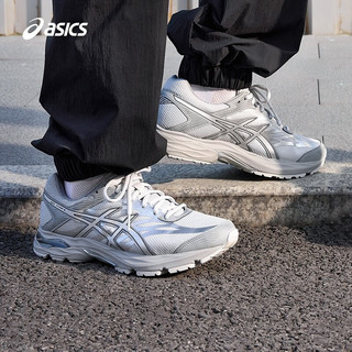 ASICS 亚瑟士 跑步鞋男鞋缓震回弹运动鞋舒适透气网面跑鞋 GEL-FLUX 4 灰色 42