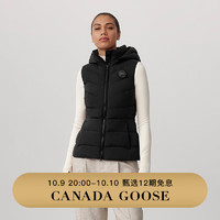 加拿大鹅（Canada Goose）Clair女士黑标羽绒马甲大鹅羽绒服 2333WB 61 黑色 XL