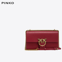 PINKO 品高 23年秋冬CLASSIC牛皮链条飞鸟包 红色 婚包 送女友礼物