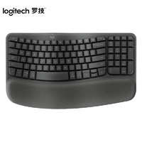 logitech 罗技 Wave Keys 99键 蓝牙薄膜键盘 黑色 无光