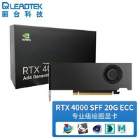 LEADTEK 丽台 NVIDIA RTX 4000 SFF Ada 20G显卡 3D建模AI绘图专业工作站显卡