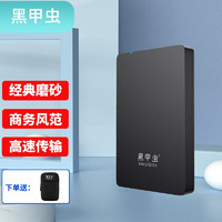 黑甲虫 移动硬盘高速USB3.0移动硬盘+原装数据线 500G