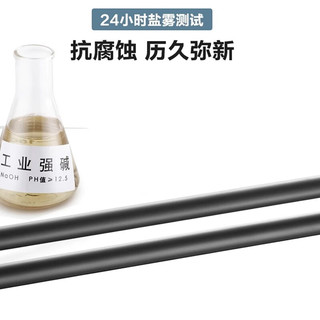 MOEN 摩恩 毛巾架免打孔卫生间置物架毛巾杆浴室黑色 ACC3001BLK