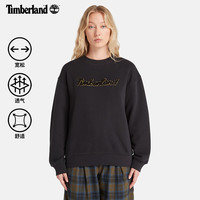 添柏岚（Timberland）女款圆领卫衣新休闲抓绒宽松|A6HV5 A6HV5001/黑色 S