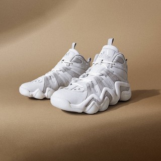adidas ORIGINALS Crazy 8 男子篮球鞋 IE7230 白色/灰色 42