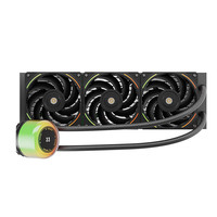 1STPLAYER 首席玩家 无界CC ARGB 360冷排 一体式水冷散热器 黑色