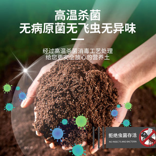 进口营养土3L通用有机种菜土养花土园艺绿植花卉绿萝盆栽基质土壤